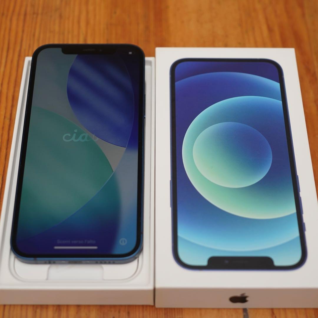 Apple iPhone 12 ブルー 本体　128GB simフリー