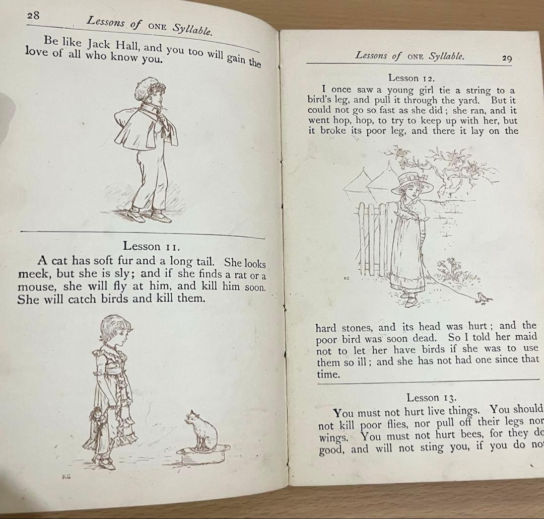 NO.323 古書 アンティーク洋書 ケイト グリーナウェイ 絵本 ビクトリア