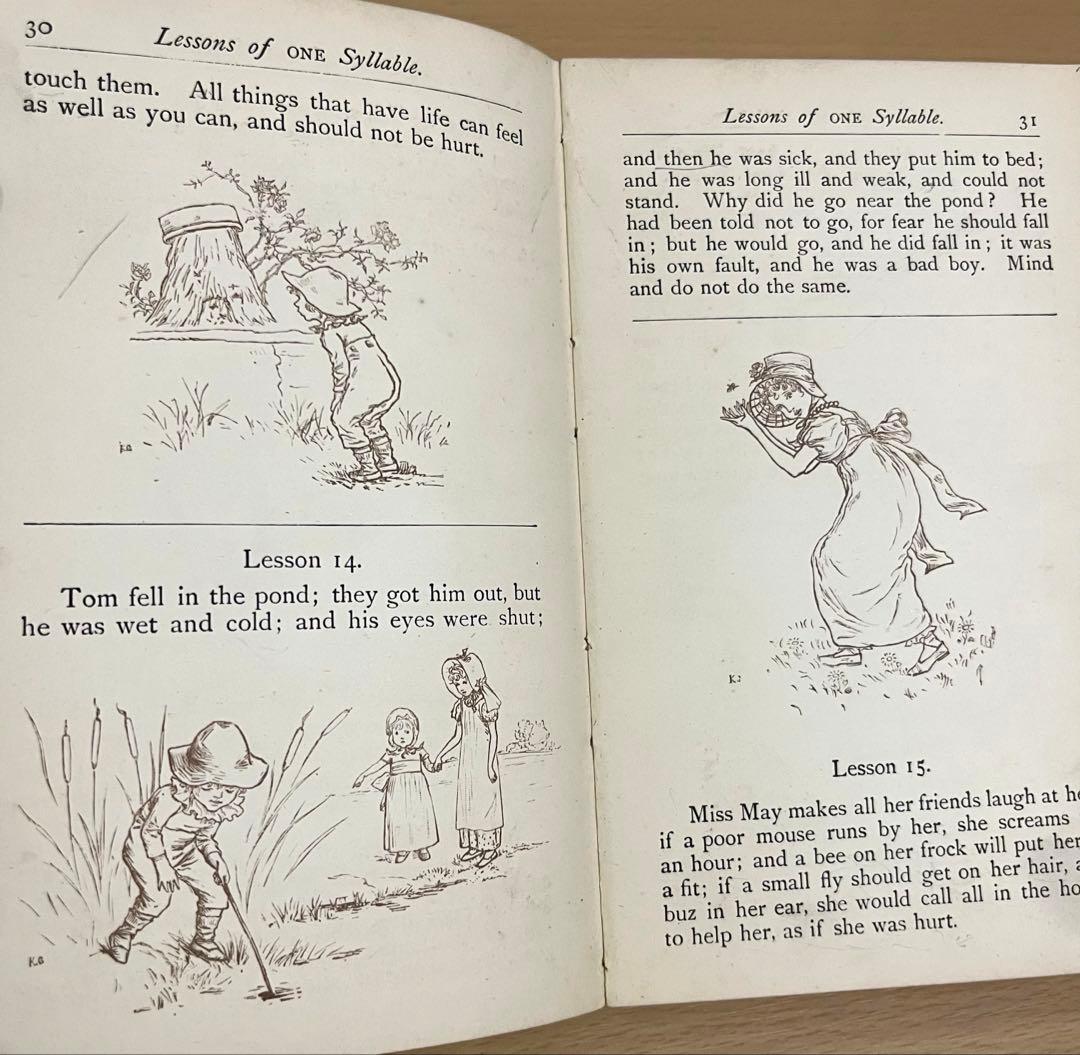 NO.323 古書 アンティーク洋書 ケイト グリーナウェイ 絵本 ビクトリア