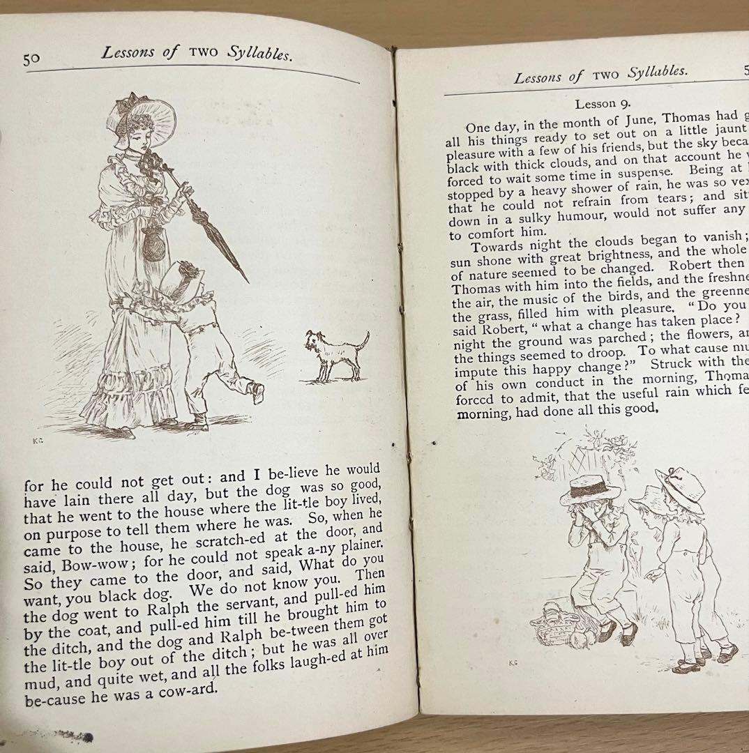 NO.323 古書 アンティーク洋書 ケイト グリーナウェイ 絵本 ビクトリア