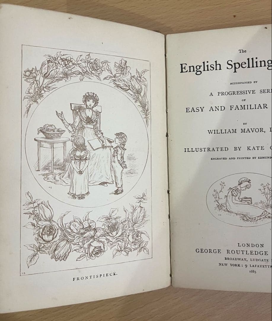 NO.323 古書 アンティーク洋書 ケイト グリーナウェイ 絵本 ビクトリア