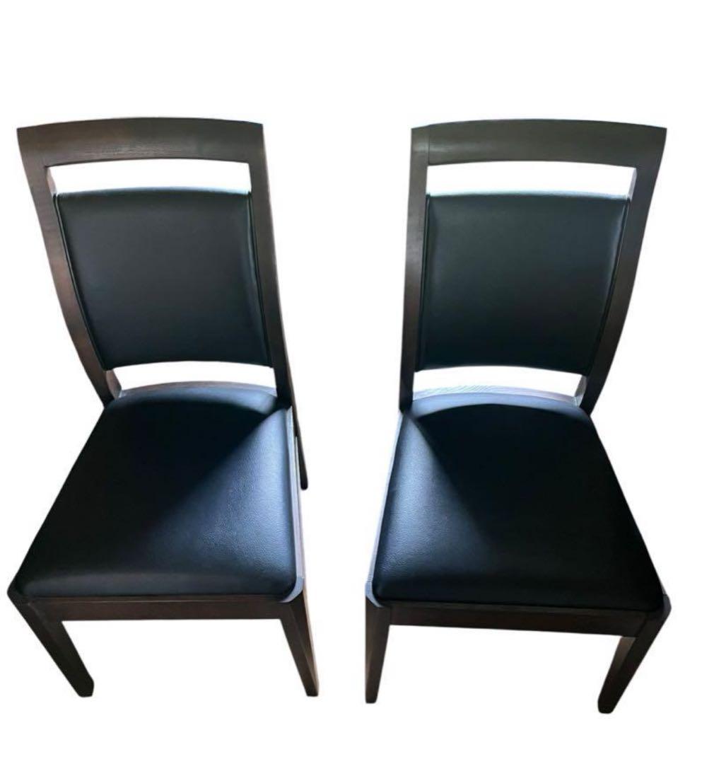 ニトリ ロレイン3 チェア ブラウン　2脚セット