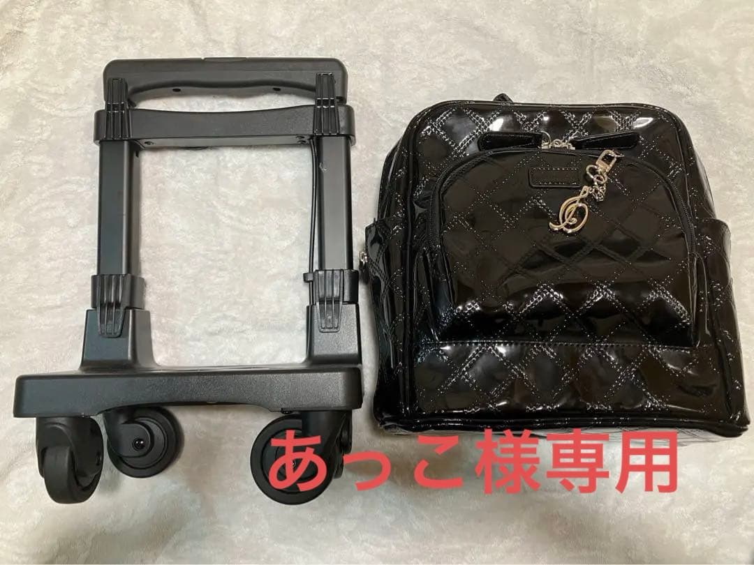 【あっこ】SWANY スワニー　キャリーバッグ(黒) エマイロ　Sサイズ