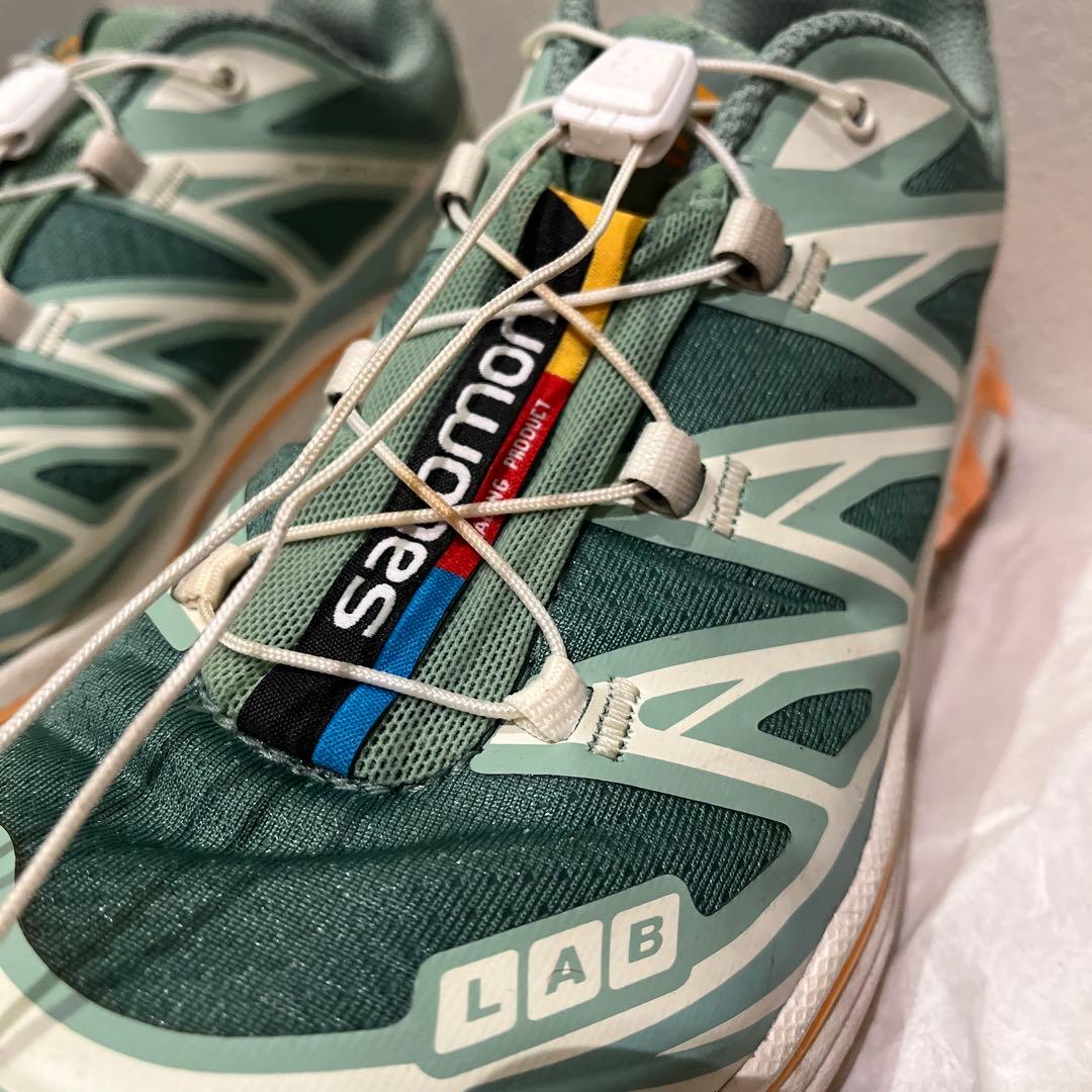 【専用品】SALOMON トレイルランニングシューズ グリーン