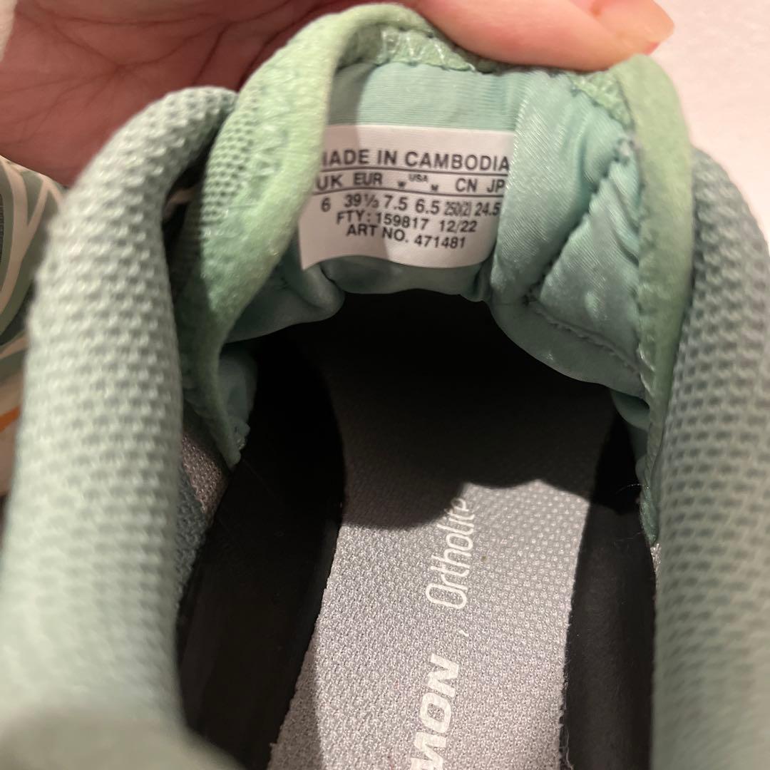 【専用品】SALOMON トレイルランニングシューズ グリーン