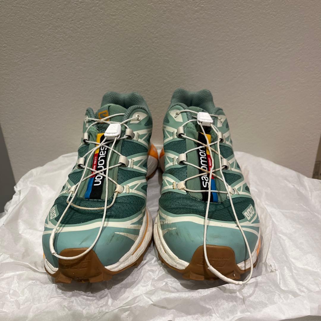 【専用品】SALOMON トレイルランニングシューズ グリーン