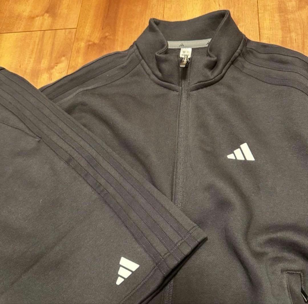 長袖　トレーナー　裏起毛　セットアップ　スリーライン　秋冬　ゴルフウェア　新品