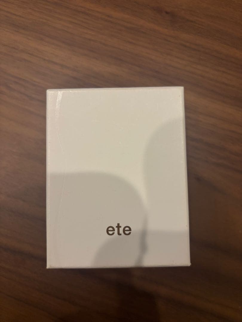 ete K10YG クレセントムーン ダイヤモンド ネックレス 761407