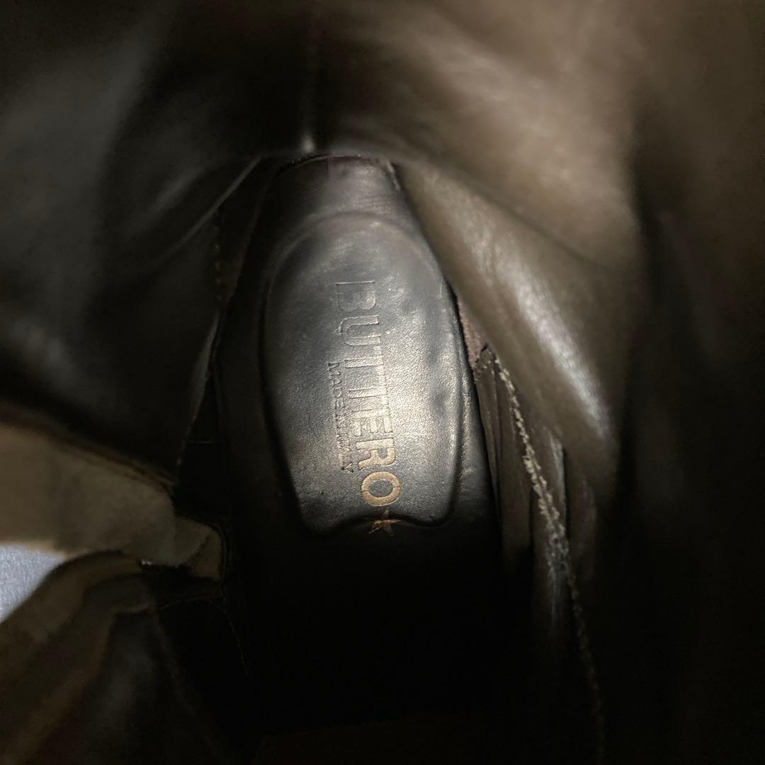 ブッテロ　スエードブーツ　サイズ　42 ジッパー