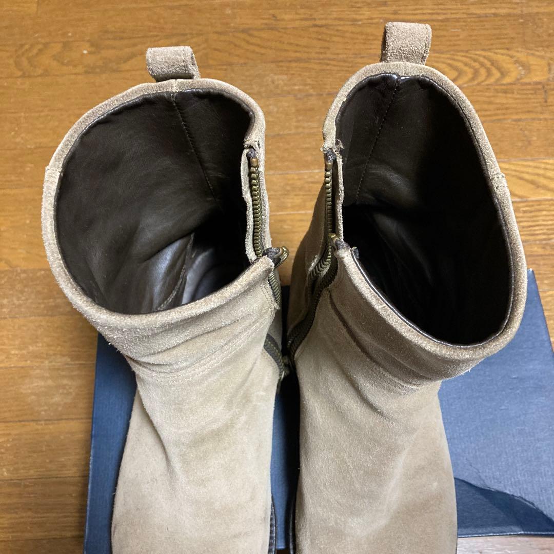 ブッテロ　スエードブーツ　サイズ　42 ジッパー