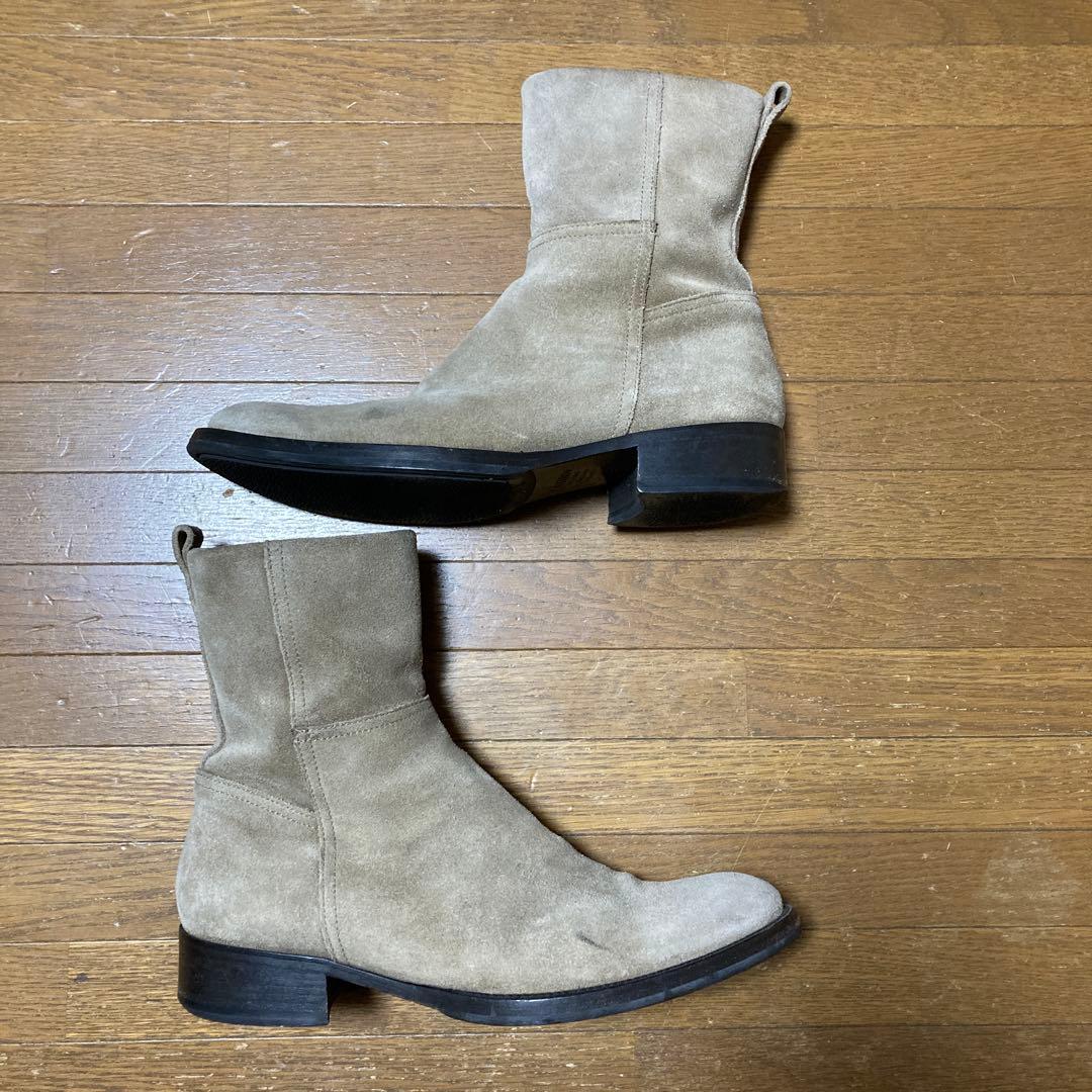 ブッテロ　スエードブーツ　サイズ　42 ジッパー