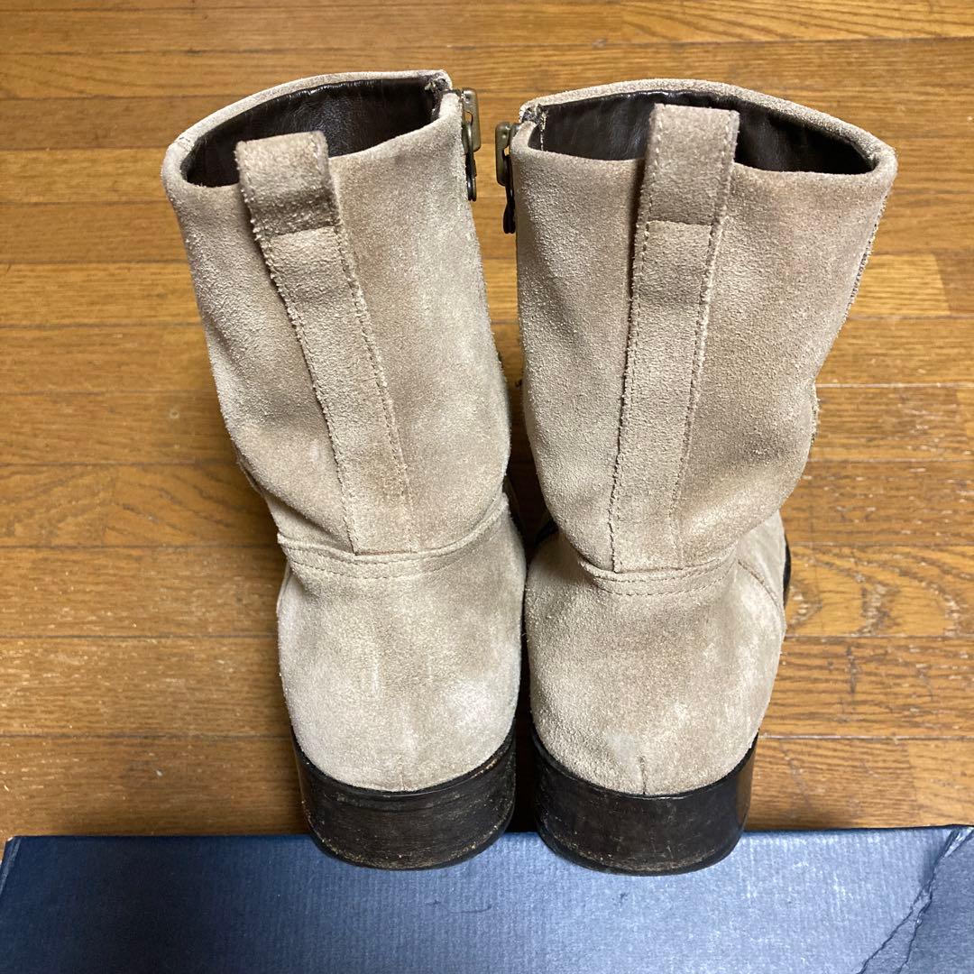 ブッテロ　スエードブーツ　サイズ　42 ジッパー