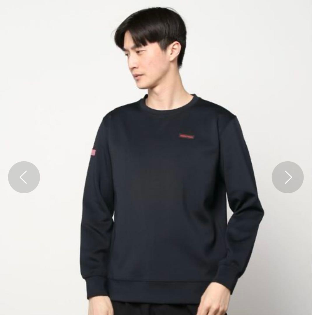 【ブリーフィングゴルフ】3DLOGOCREWNECK/メンズ3Dロゴクルーネック