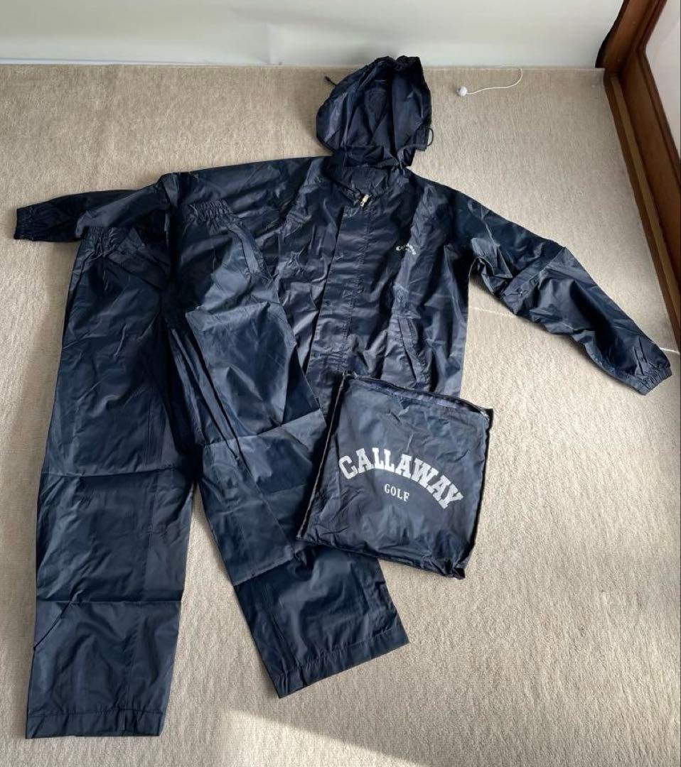 CALLAWAY キャロウェイ ゴルフ用レインウェア 上下セット Mサイズ