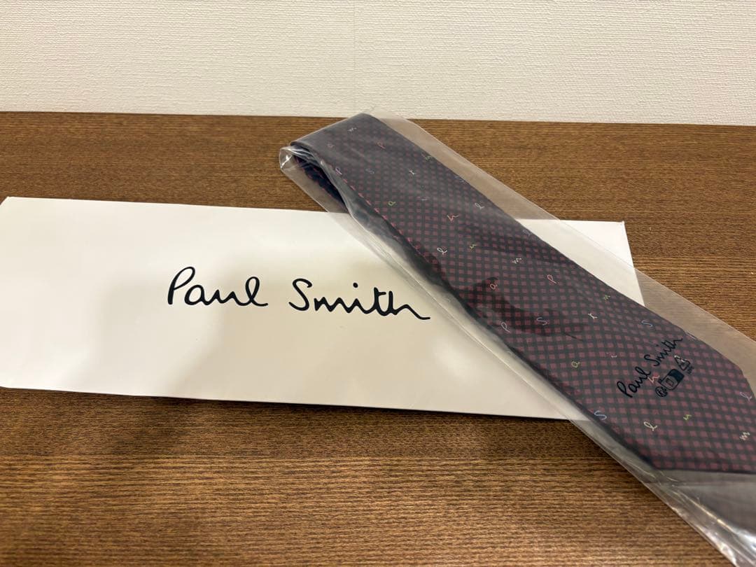 Paul Smith ネクタイ ワインレッド チェック