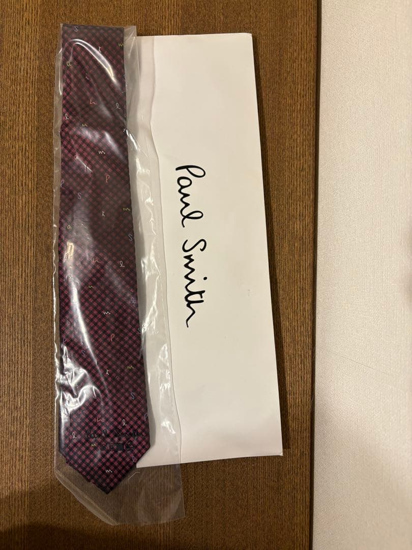 Paul Smith ネクタイ ワインレッド チェック
