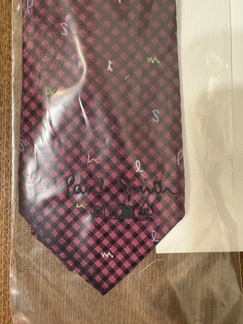Paul Smith ネクタイ ワインレッド チェック