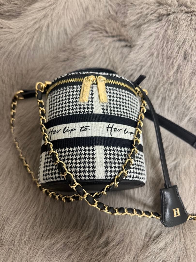 バッグ Herlipto Jacquard Mini Vanity Bag