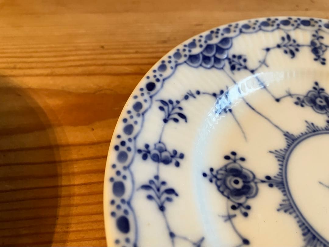 ロイヤルコペンハーゲン　ブルーフルーテッドハーフレース　14.5プレート×5