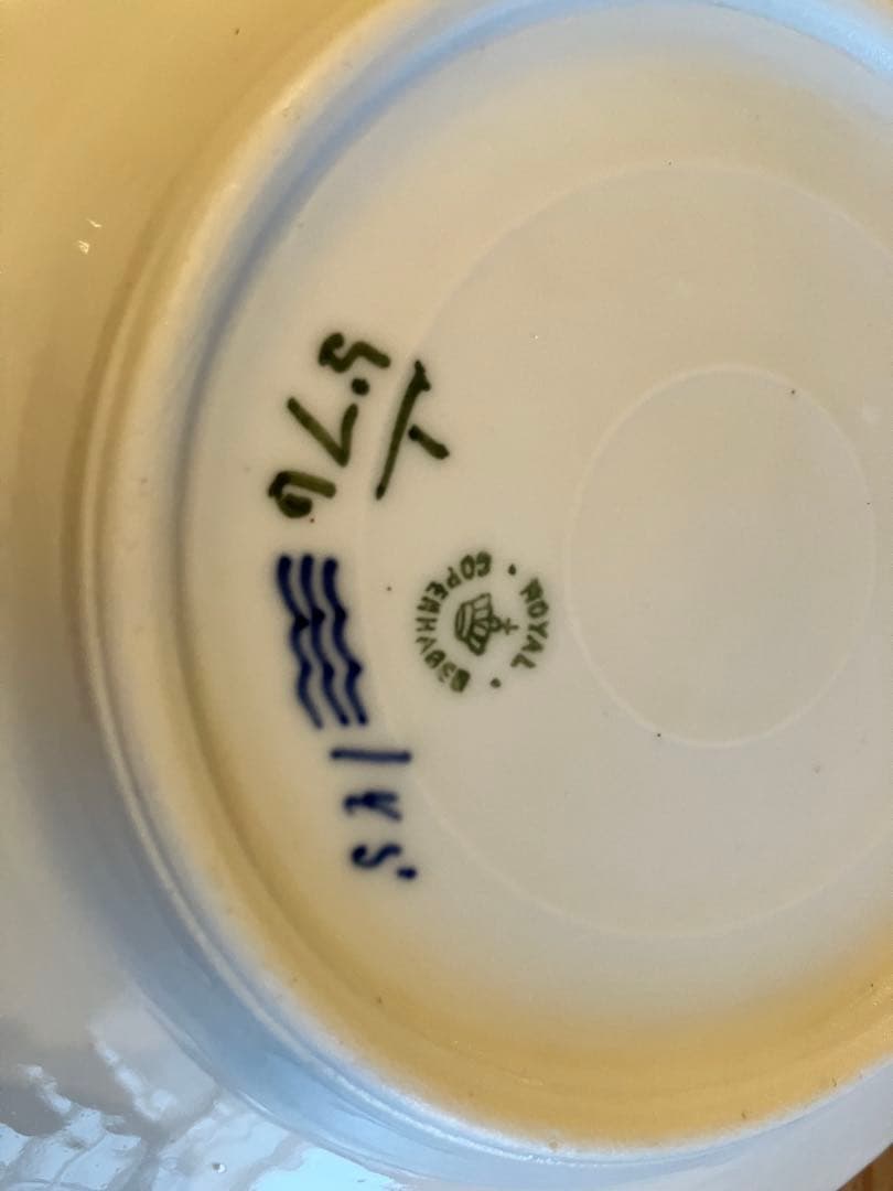 ロイヤルコペンハーゲン　ブルーフルーテッドハーフレース　14.5プレート×5