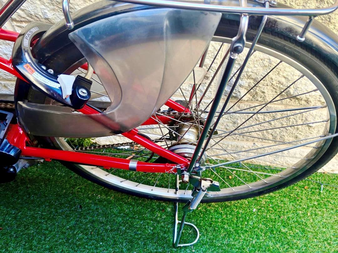 YAMAHAヤマハ電動アシスト自転車26インチ レッド