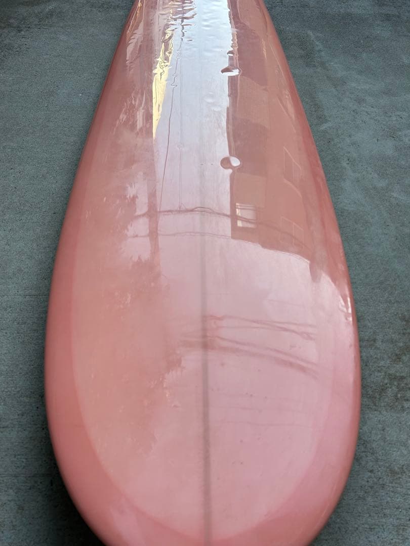 CRAFT 9'2\" ロングボード 字原三喜男シェイプ クラフト 茅ヶ崎 ピンク