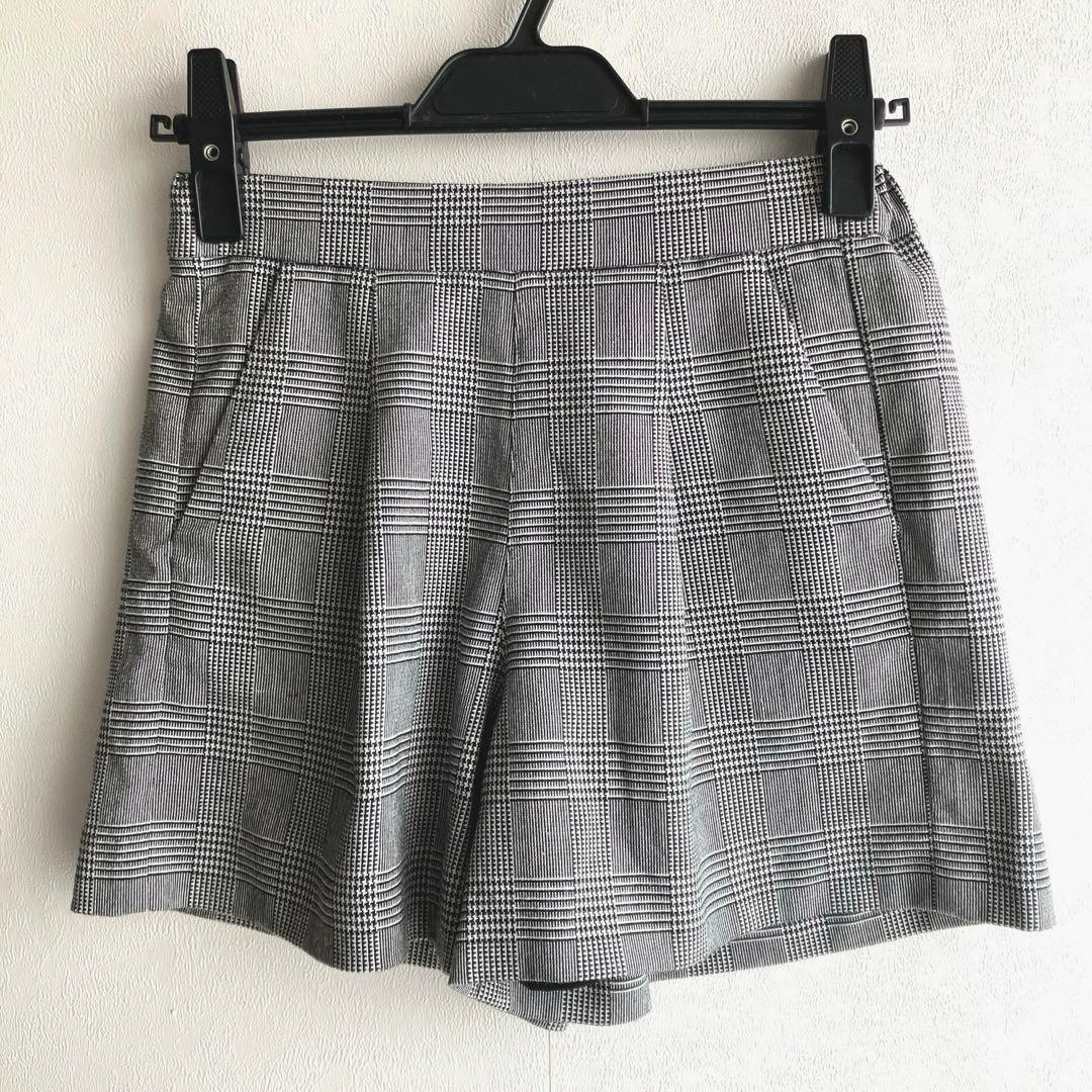ケイトスペード チェック柄ショートパンツセット フォーマル 卒業式 卒服 140