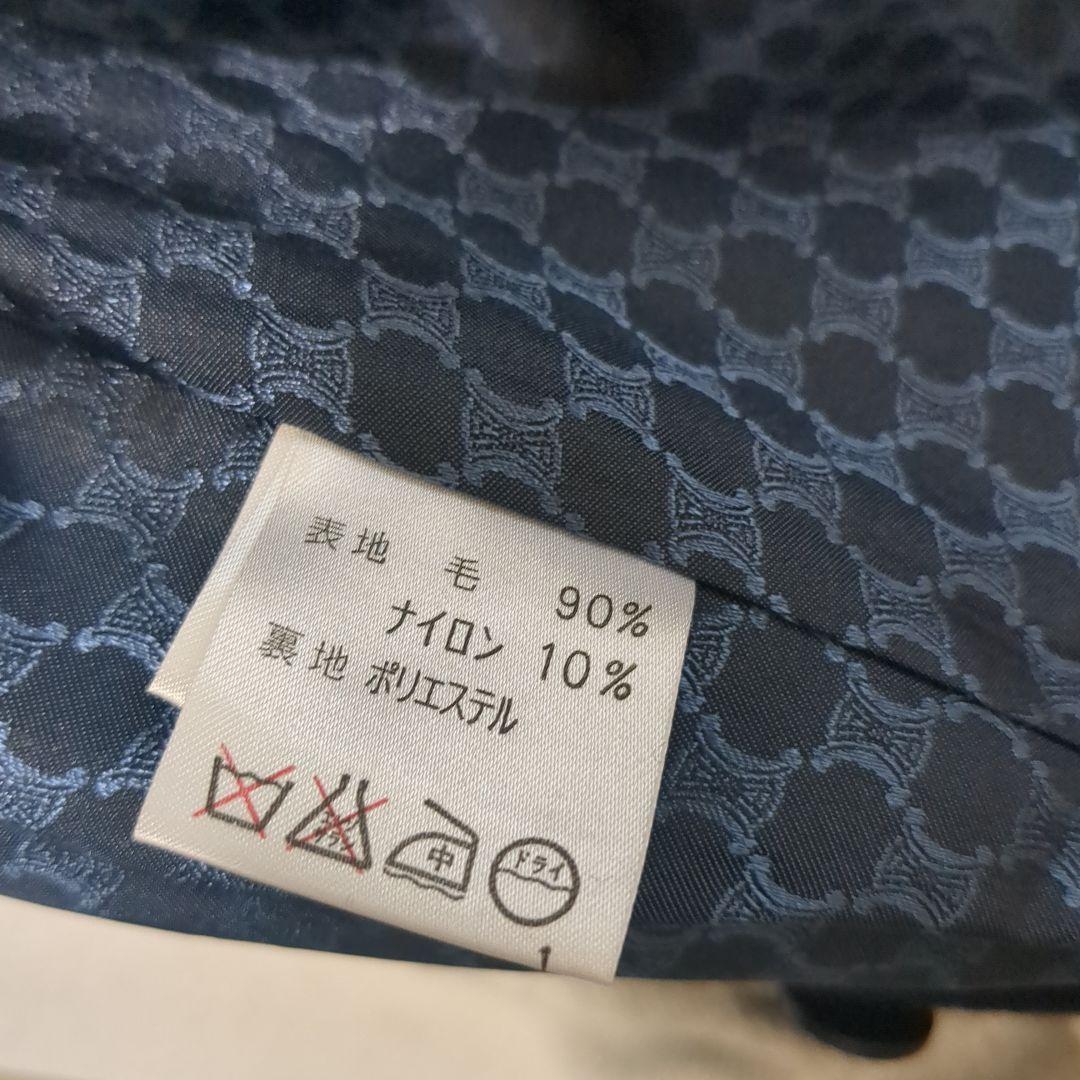 CELINE フード付きウールコート 120