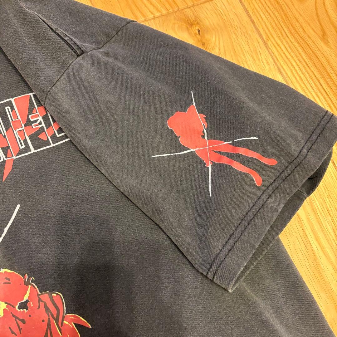 【美品】新世紀エヴァンゲリオン Tシャツ ダークグレー giant ボディ