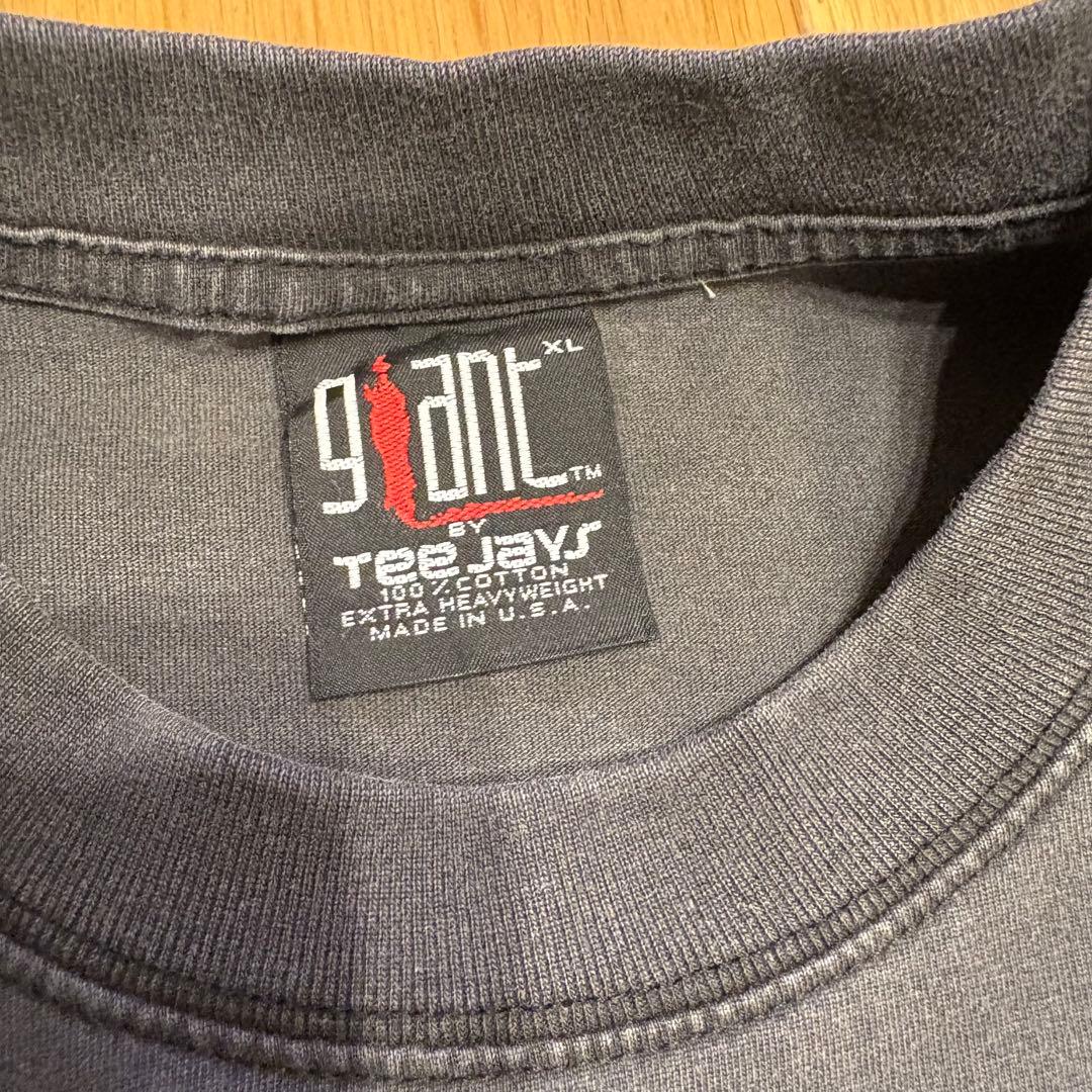 【美品】新世紀エヴァンゲリオン Tシャツ ダークグレー giant ボディ