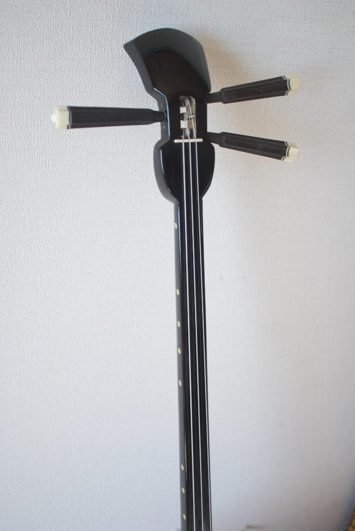 三線　沖縄　本皮強化張り 爪、ソフトケース付　初心者　三味線　送料込み