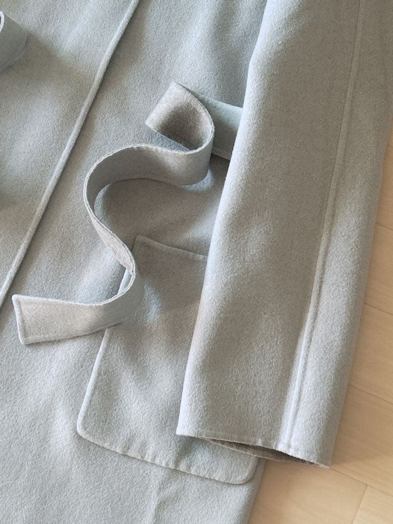 極美品！FOXEYカシミヤリバーシルロングコート￼ フリー Rene