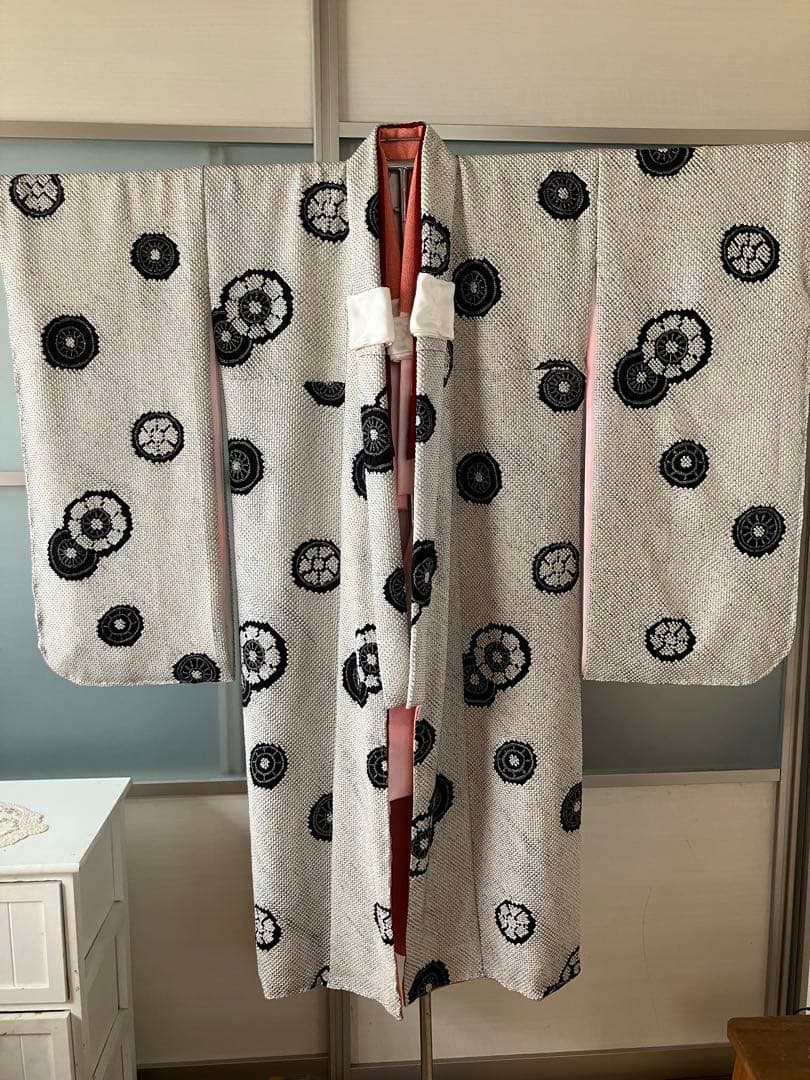 ご予約品 藤娘きぬたや反物より 七五三　四身祝い着　振袖と同誂え長襦袢セット