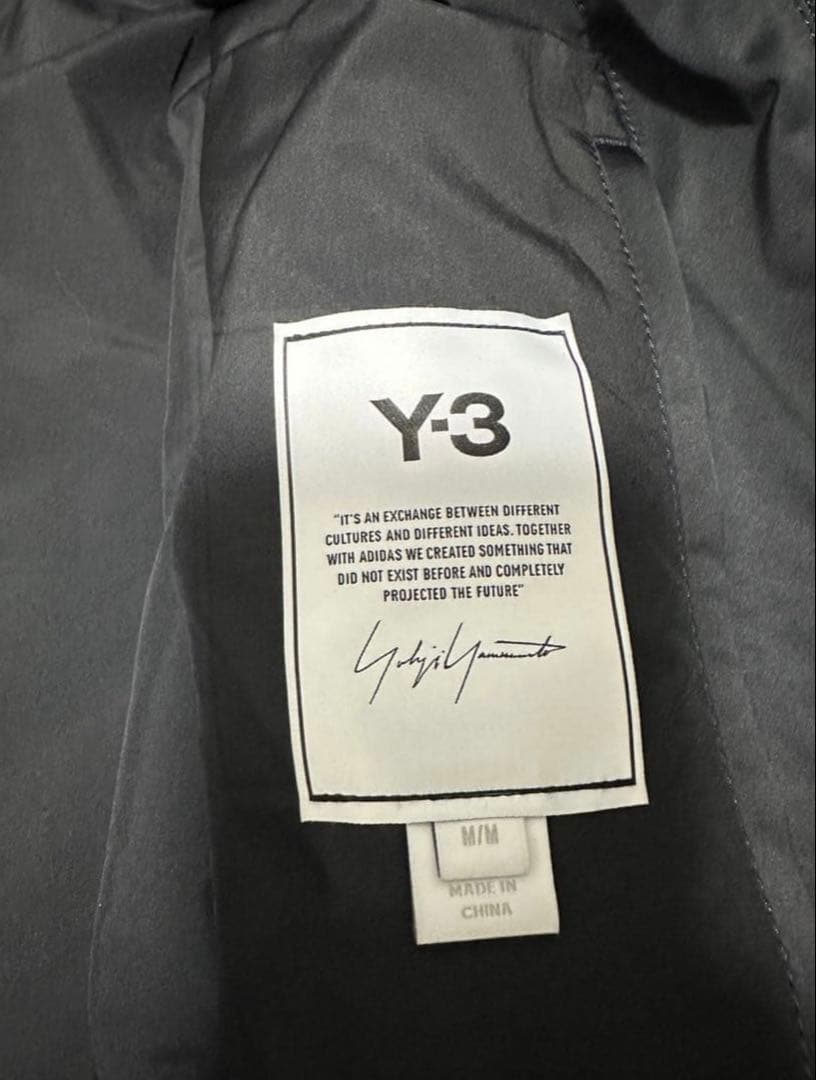 美品 Y-3ワイスリー バックロゴ ボンバージャケット ma1