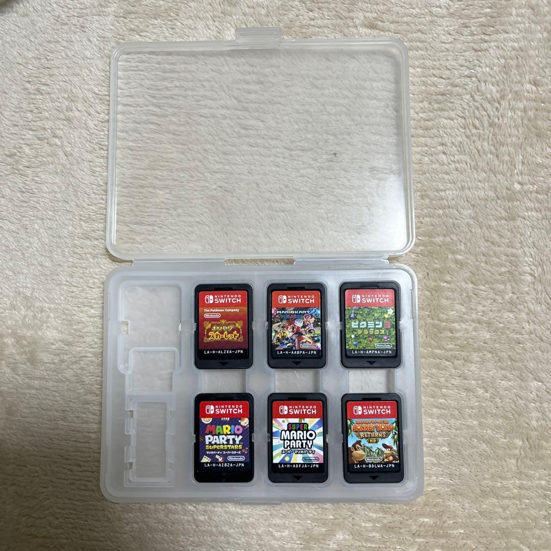 ジ*キ様 Nintendo Switch 本体 赤/青 + ゲーム6本セットまと