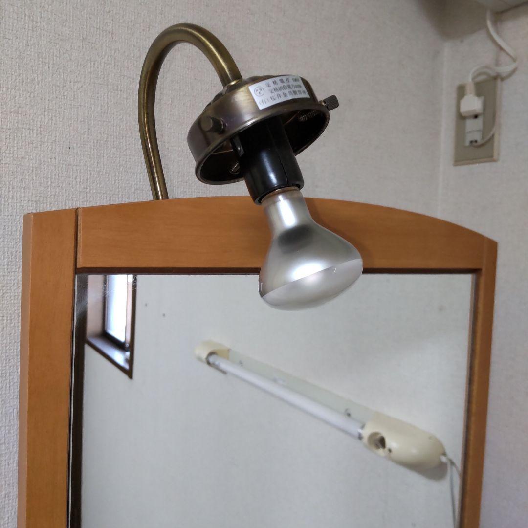 全身鏡付きドレッサー・収納 59x40x182cm