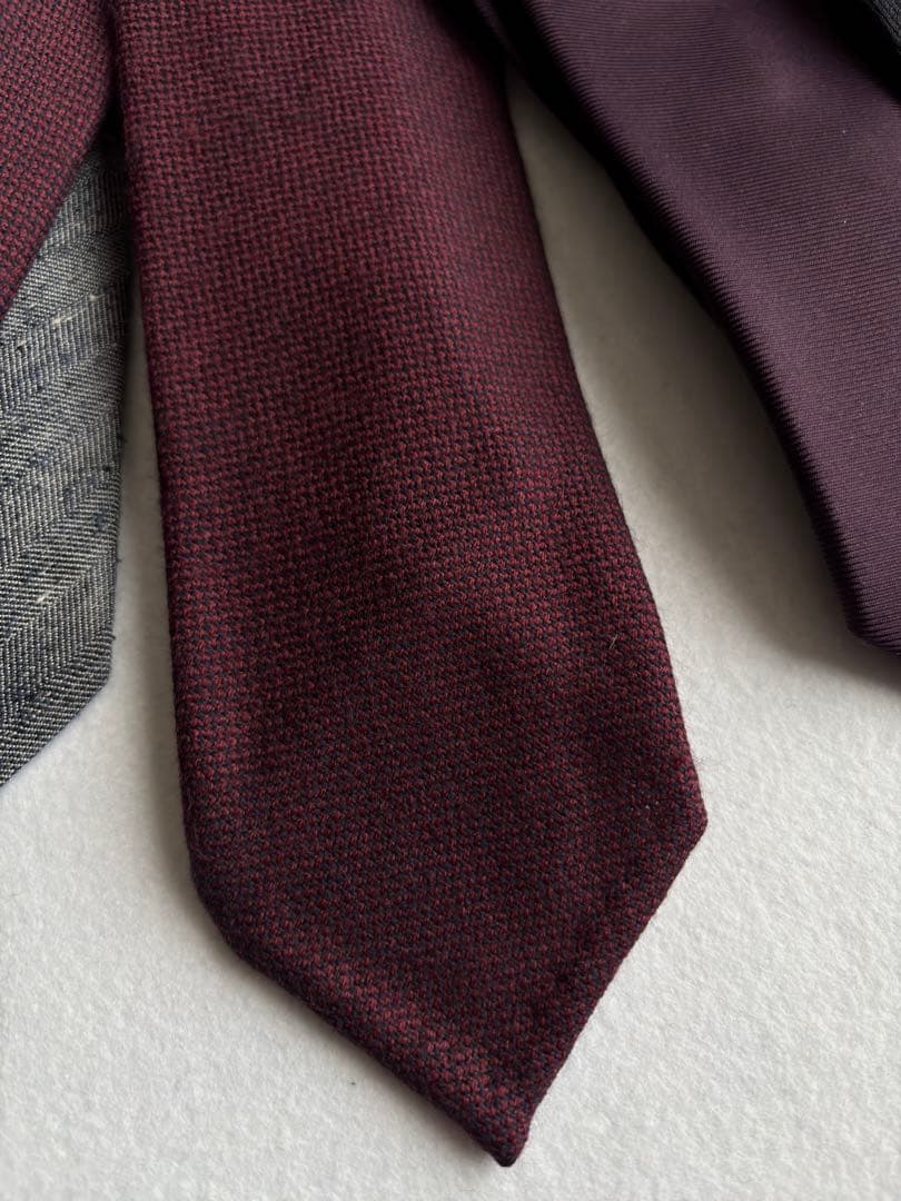 〔セット販売〕 ゼニア ステファノビジ ビームスエフ ネクタイ ソリッドタイ