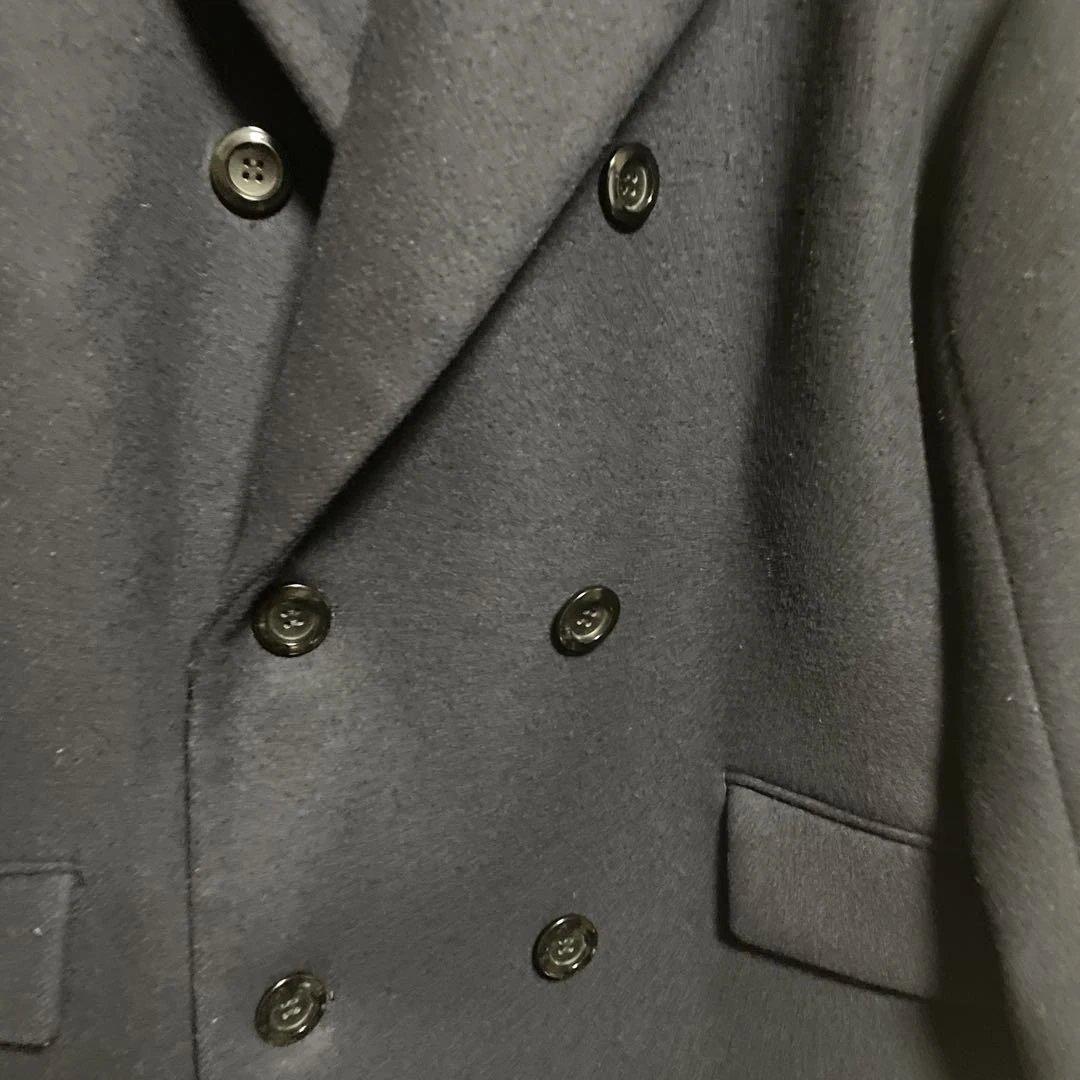 OT1FRAMEWORK ネイビーダブルブレストチェスターコート36