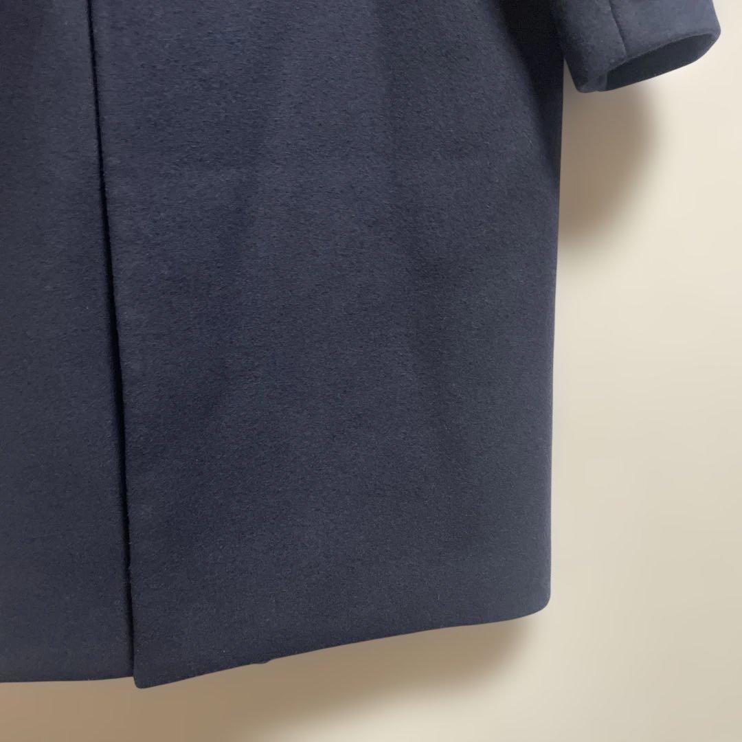 OT1FRAMEWORK ネイビーダブルブレストチェスターコート36