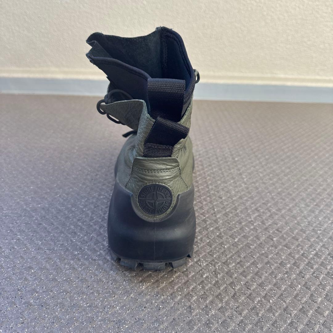 STONE ブーツ センタージッパ カーキ サイズ43