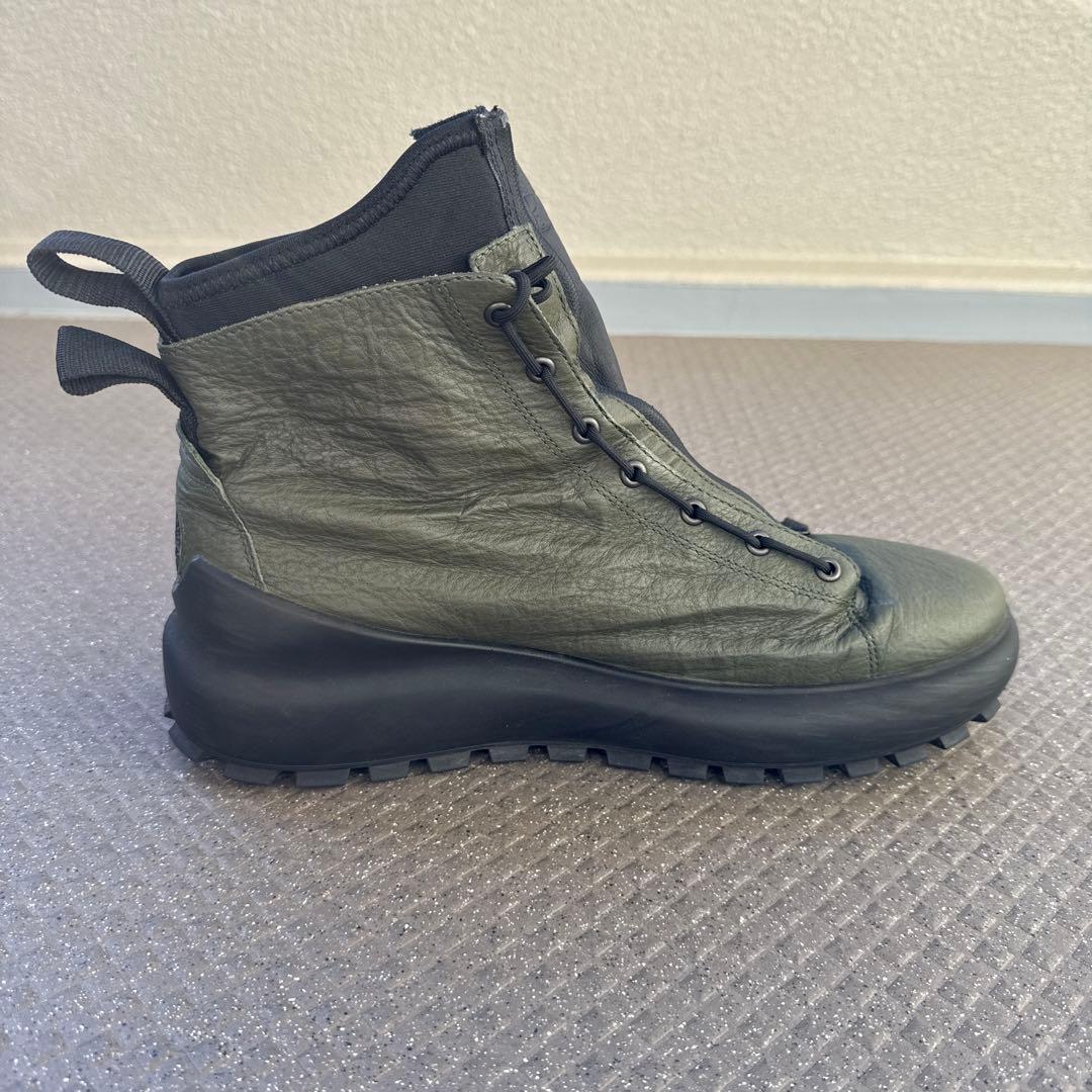 STONE ブーツ センタージッパ カーキ サイズ43