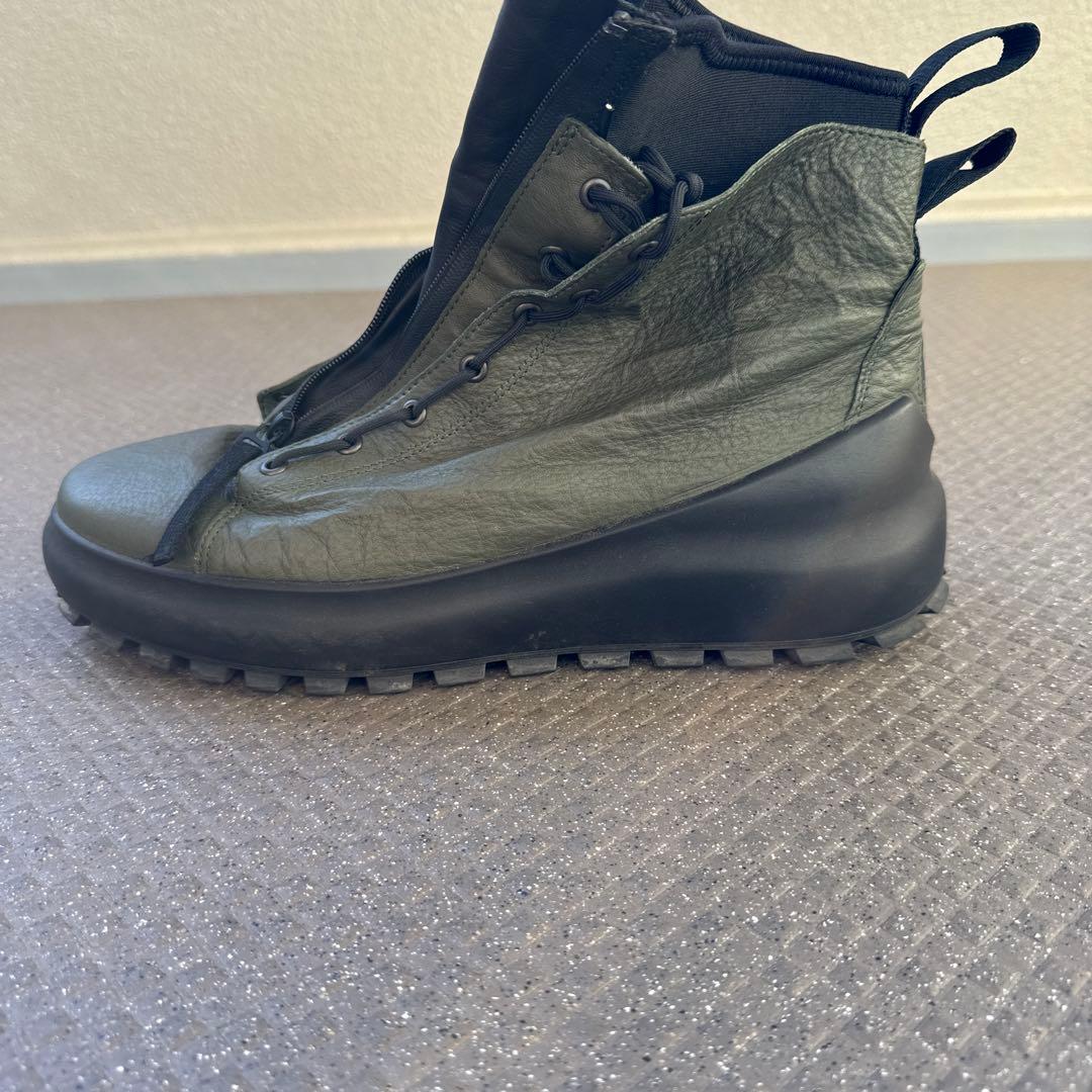 STONE ブーツ センタージッパ カーキ サイズ43