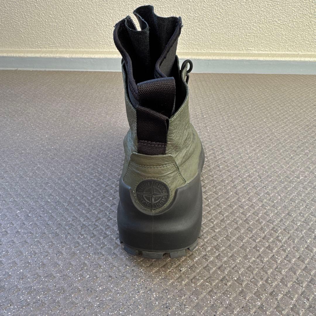 STONE ブーツ センタージッパ カーキ サイズ43