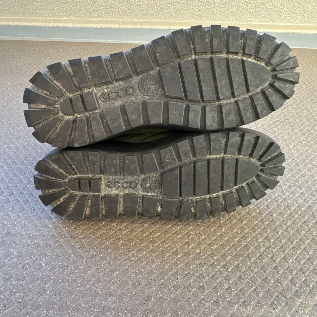 STONE ブーツ センタージッパ カーキ サイズ43