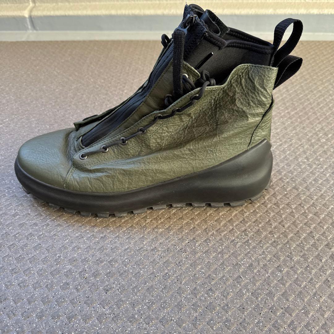 STONE ブーツ センタージッパ カーキ サイズ43