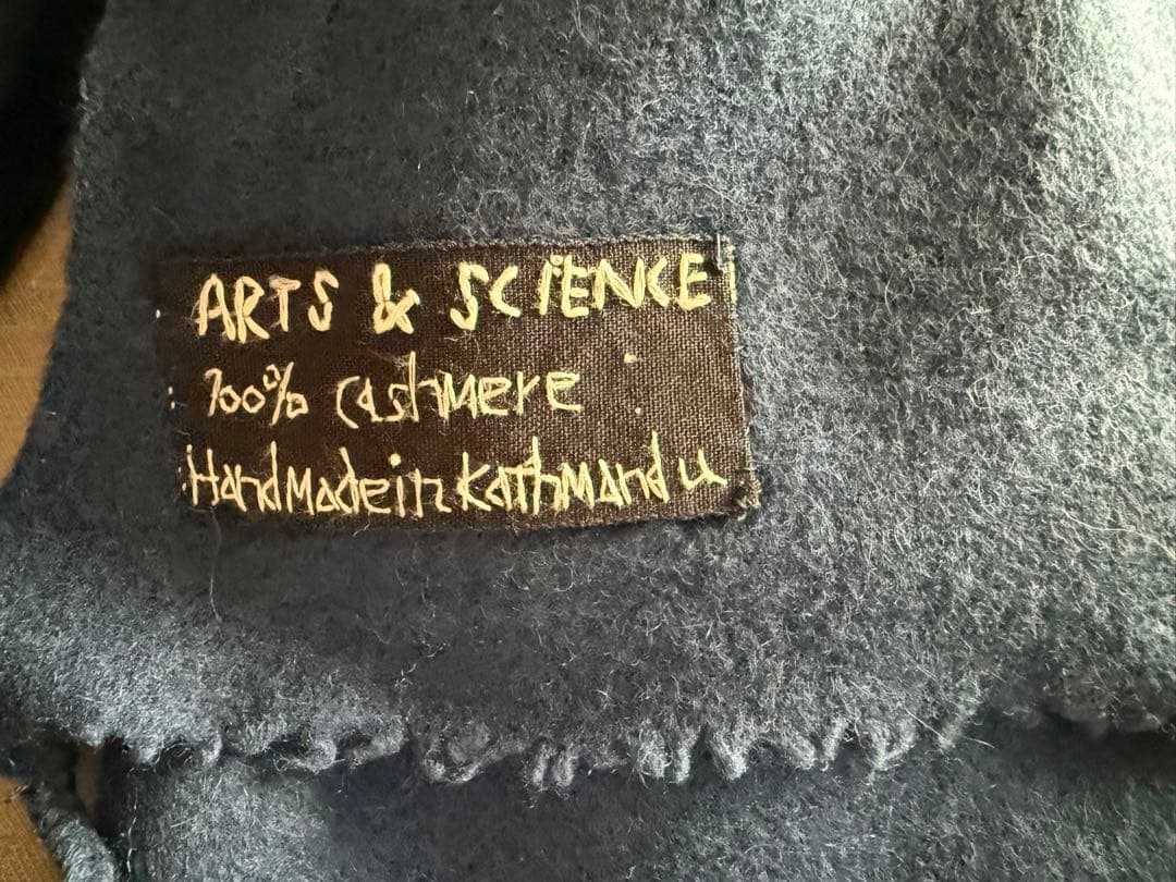 ARTS & SCIENCE 100%カシミヤ ストール