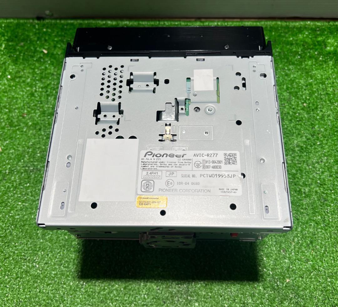 パイオニア AVIC-RZ77 ナビ フルセグ.地図データ2015年版。