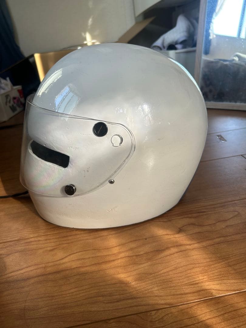 フルフェイスヘルメット ホワイト/ブルー