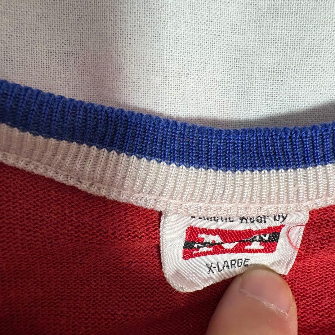 60s ビンテージ　レーヨン　フットボールTシャツ　両面プリント　USA