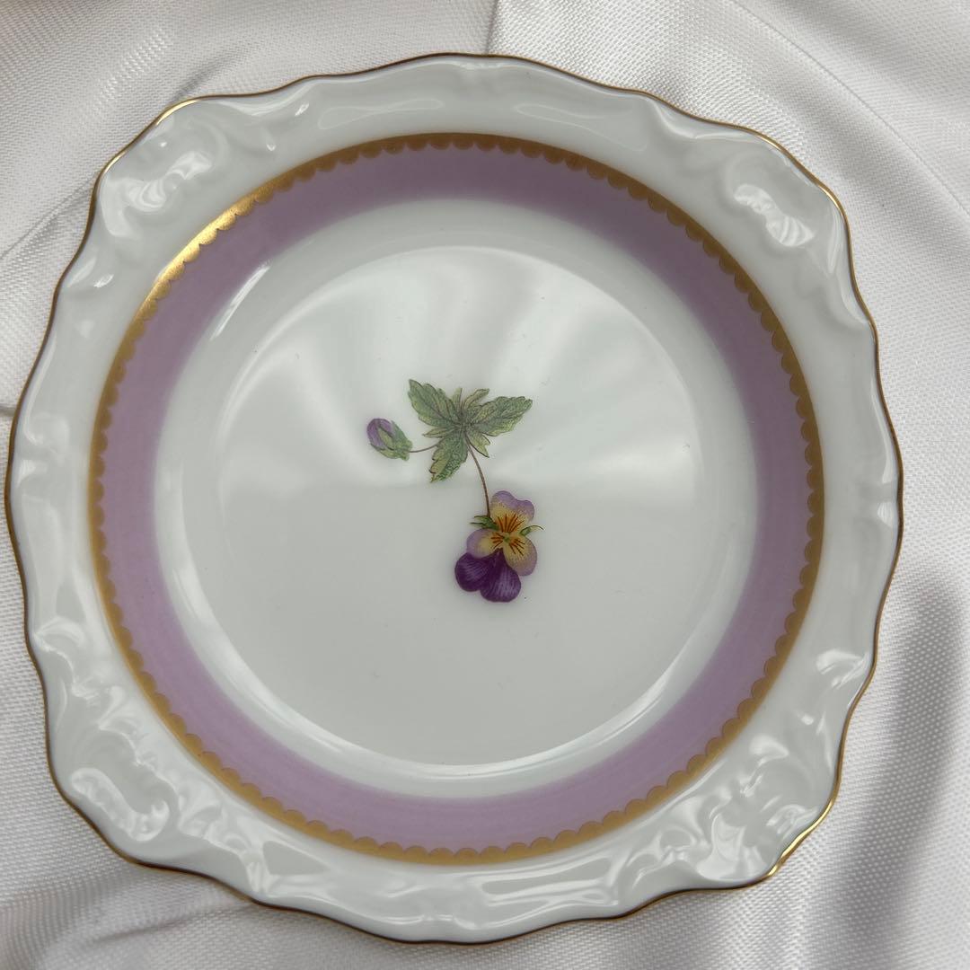 大倉陶園　技法シリーズ　小皿　6枚セット　箱付き　OKURA